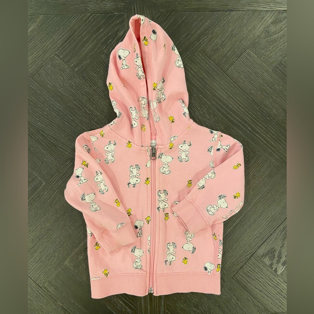 SOLD Snoopy Zip Up Hoodie